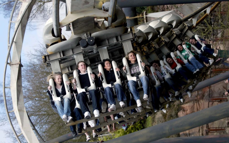  She got stuck on a ride at Alton Towers on a day out