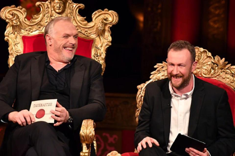  Taskmaster has proved to be a big hit and is presented by Greg Davies, left, and Alex Horne