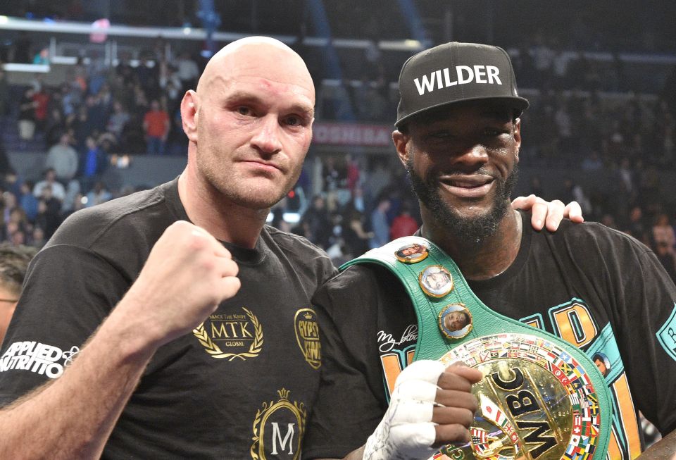  Fury and Wilder had been in talks over a rematch - but those hopes are dead for now