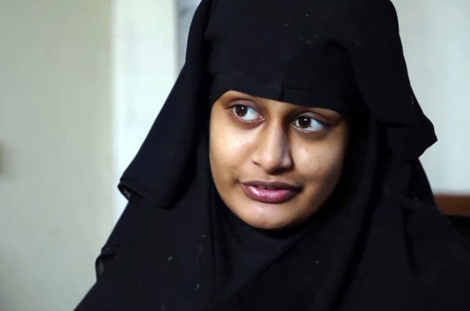  Shamima Begum said the murder of 22 people in the Manchester Arena bombing was 'fair justification'