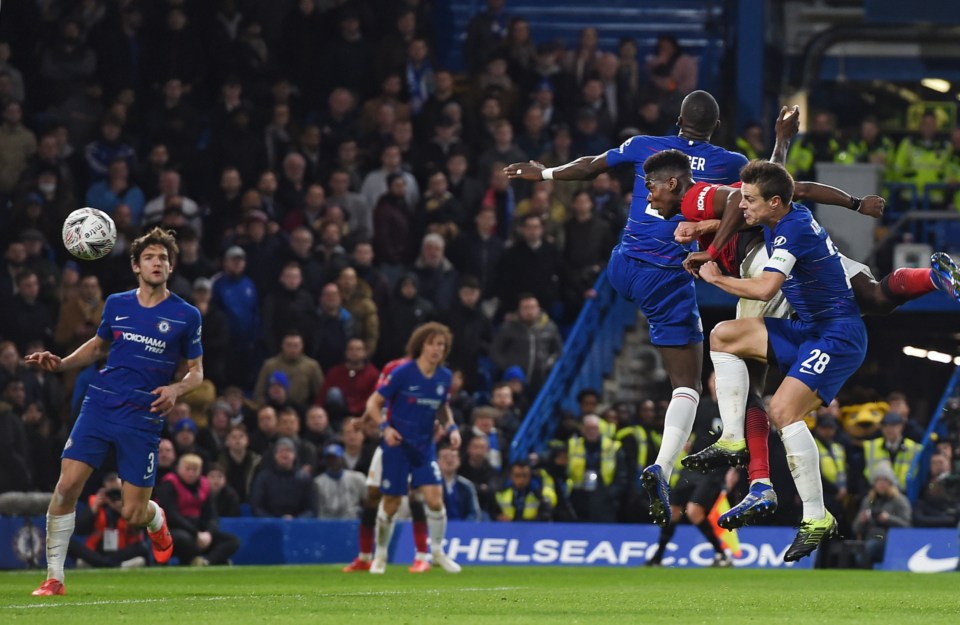  Pogba set up United's opener on 31 minutes with a well timed cross to Ander Herrera before scoring himself with this header