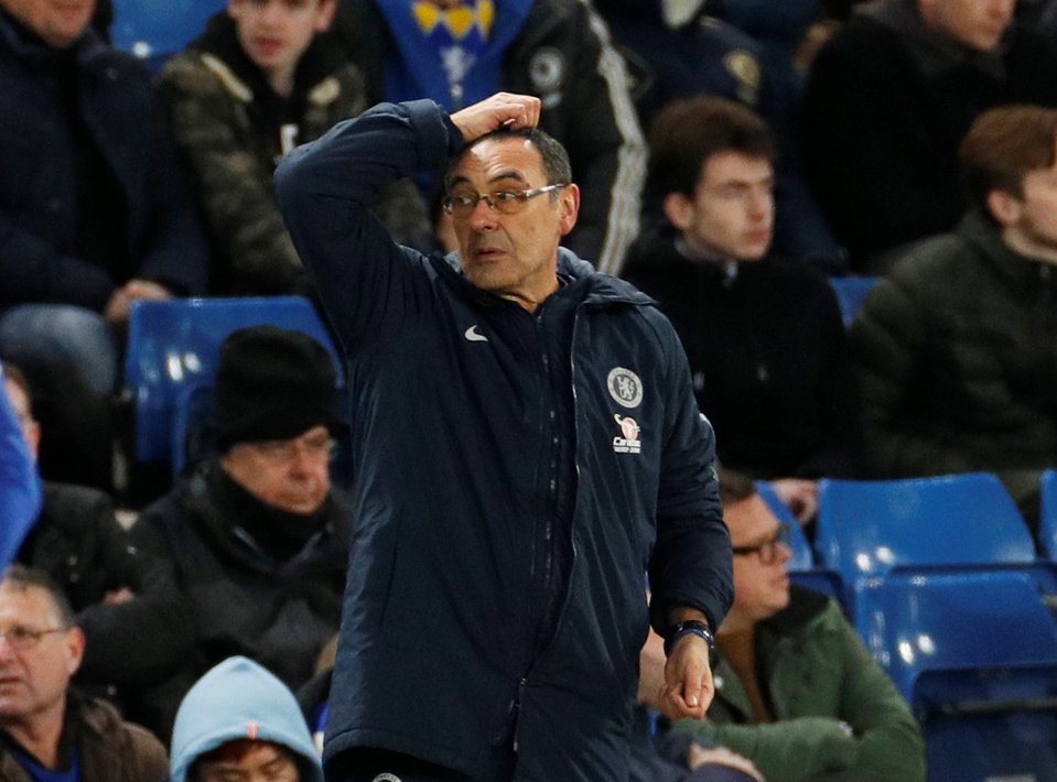  Clueless Sarri was met with a barrage of abuse from Blues fans