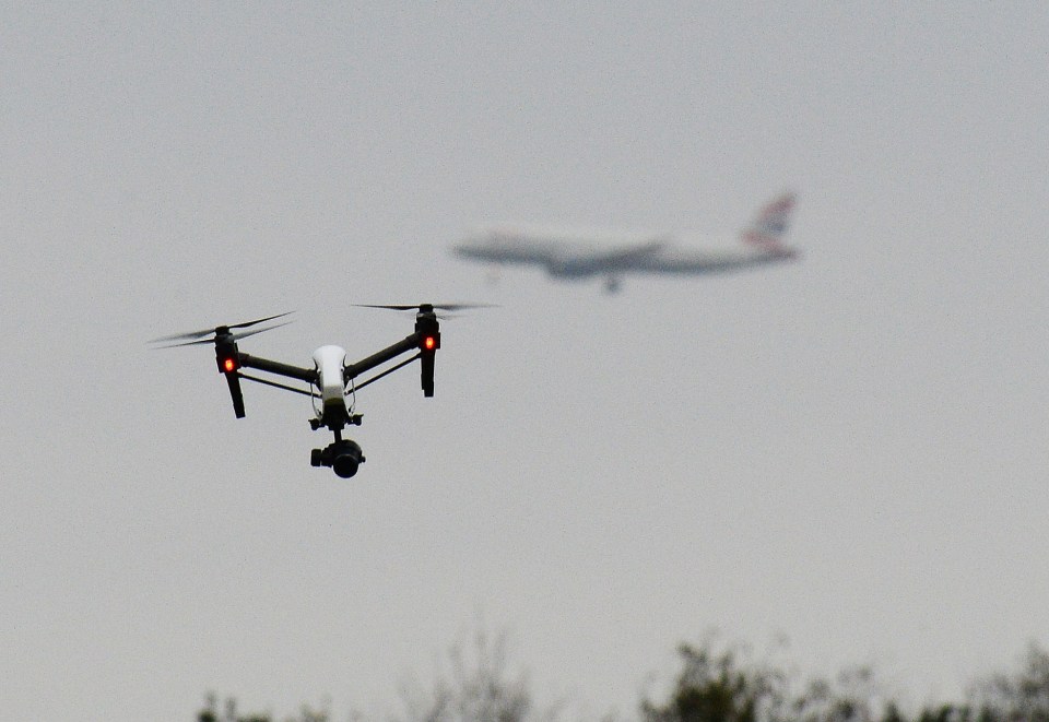  Anyone flouting the new three-mile 'drone exclusion zone' could face fines and life in prison