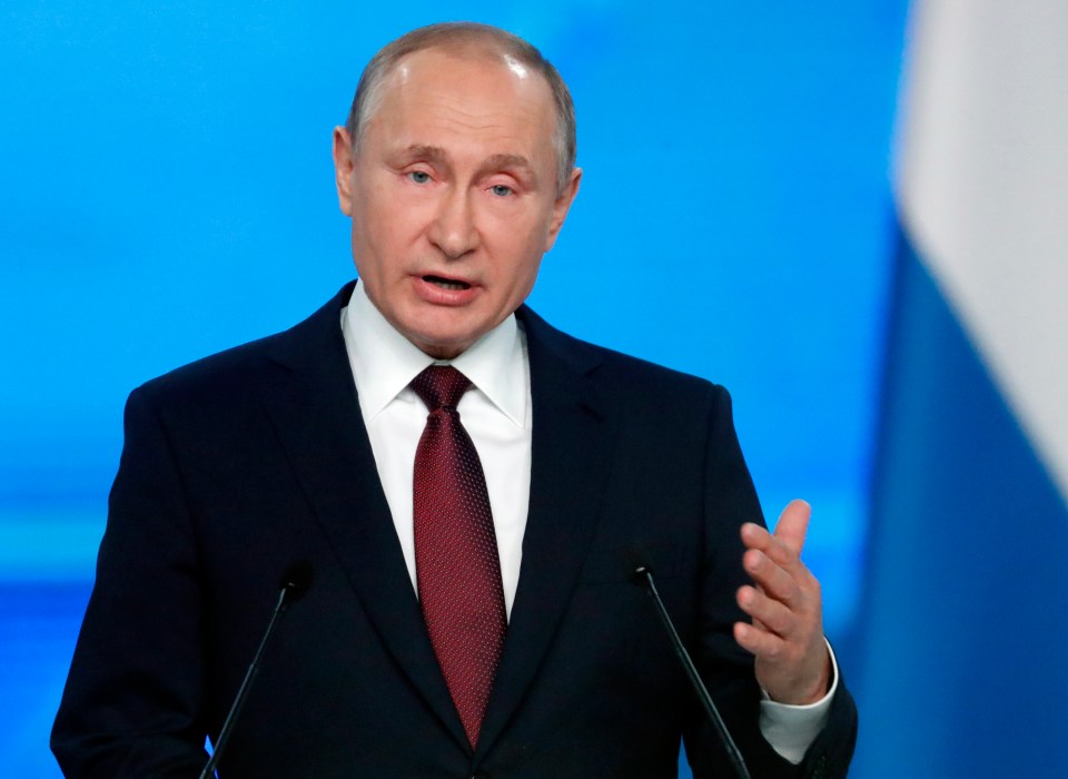  Putin has threatened to point nukes at the US during his state-of-the-nation address yesterday