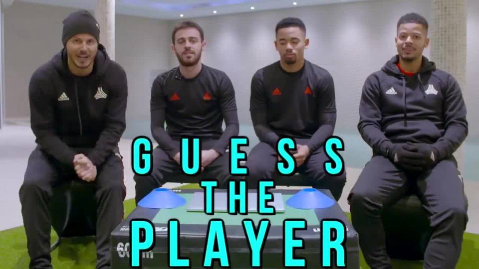  Bernardo Silva and Gabriel Jesus went head-to-head in a game of Guess the Player for their Man City team-mates