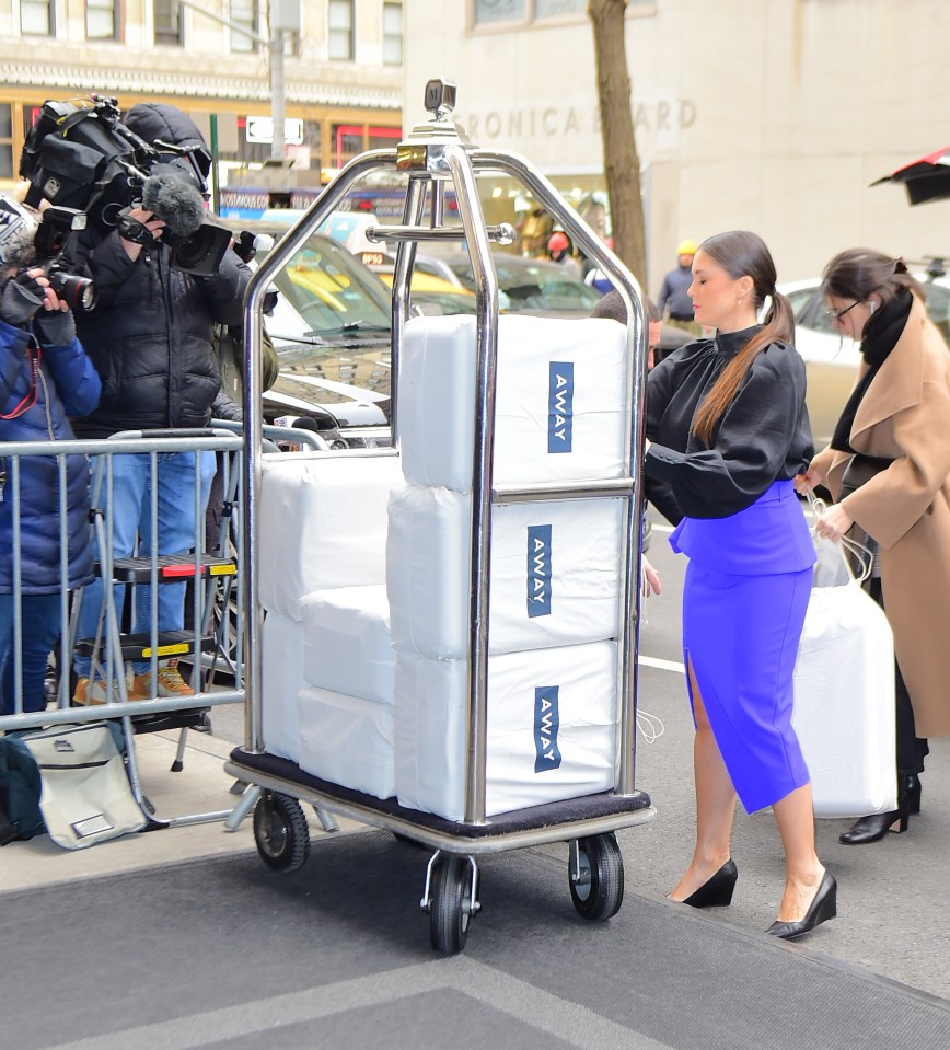  Meghan brought in a dozen suitcases as party favours for those who are invited to her baby