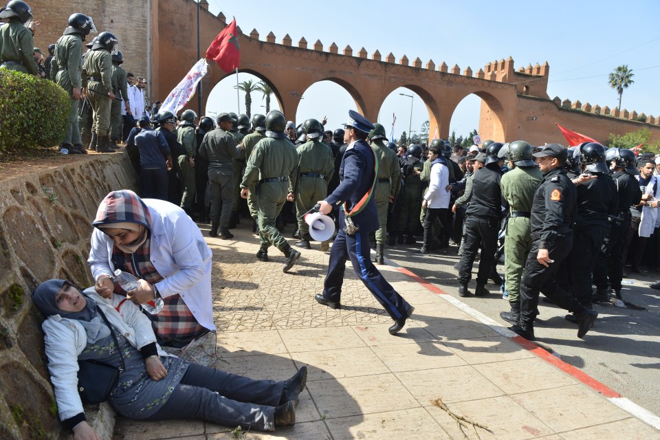  The protests and the heat were too much for one woman in Morocco