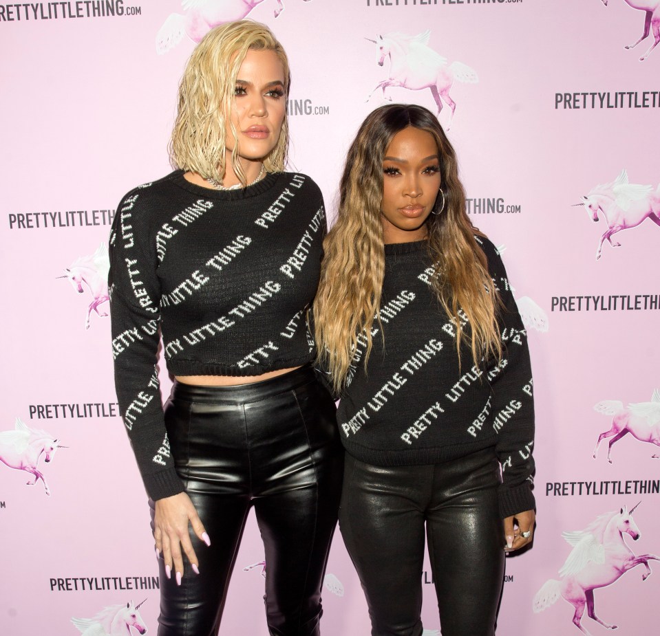  Khloe and Malika attended the launch of Pretty Little Thing together