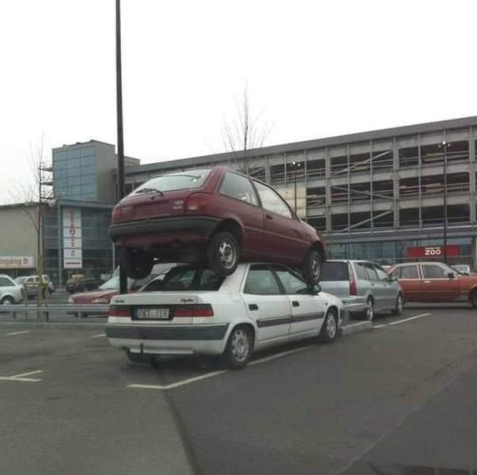  Drivers will go to crazy lengths to find a free space