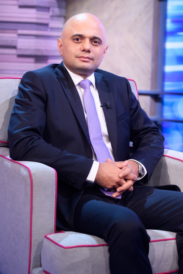 Home Secretary Sajid Javid