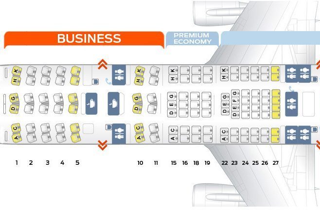  Lufthansa flights are also missing row 13 as well as row 17