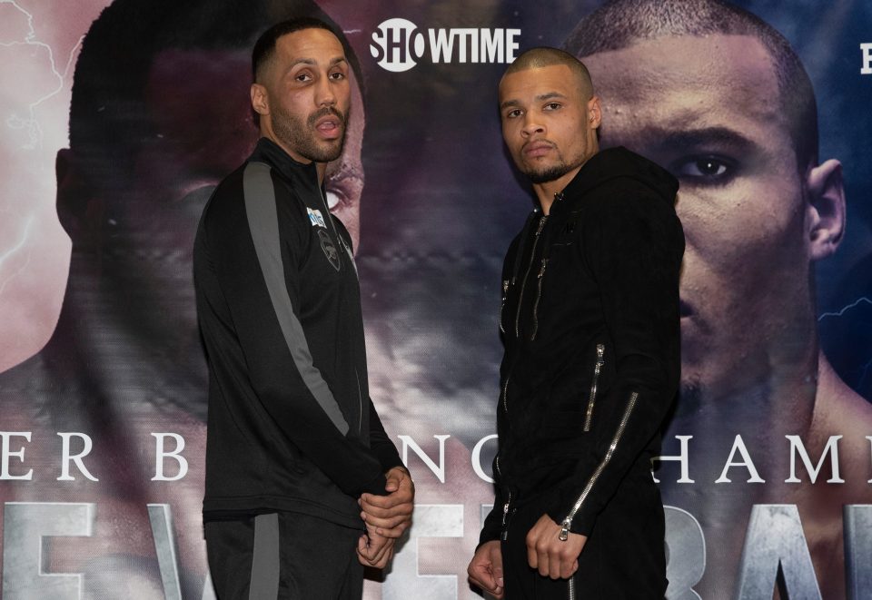  DeGale, left, and Eubank Jr go head-to-head in London on Saturday