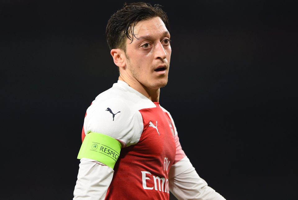  Mesut Ozil has been dropped again for today's clash with Southampton