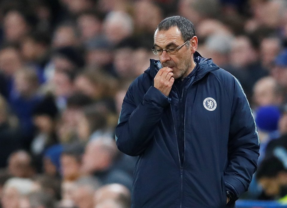  Maurizio Sarri's hopes of re-galvanising Chelsea have been hit with a huge blow