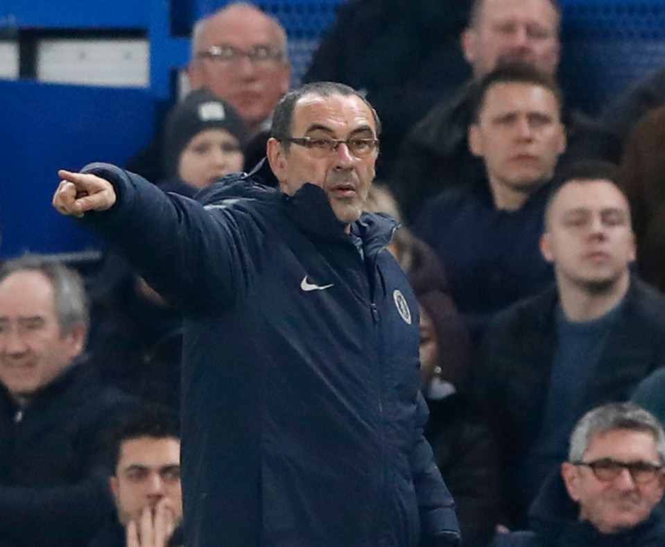  Maurizio Sarri's record at Chelsea after 43 games is better than his top-six rivals