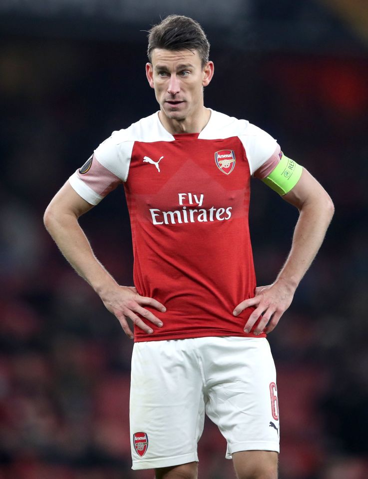  Skipper Laurent Koscielny has recovered from his midweek calf injury