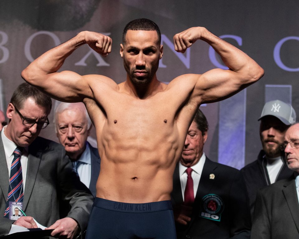  James DeGale is expected to gain around half a stone overnight