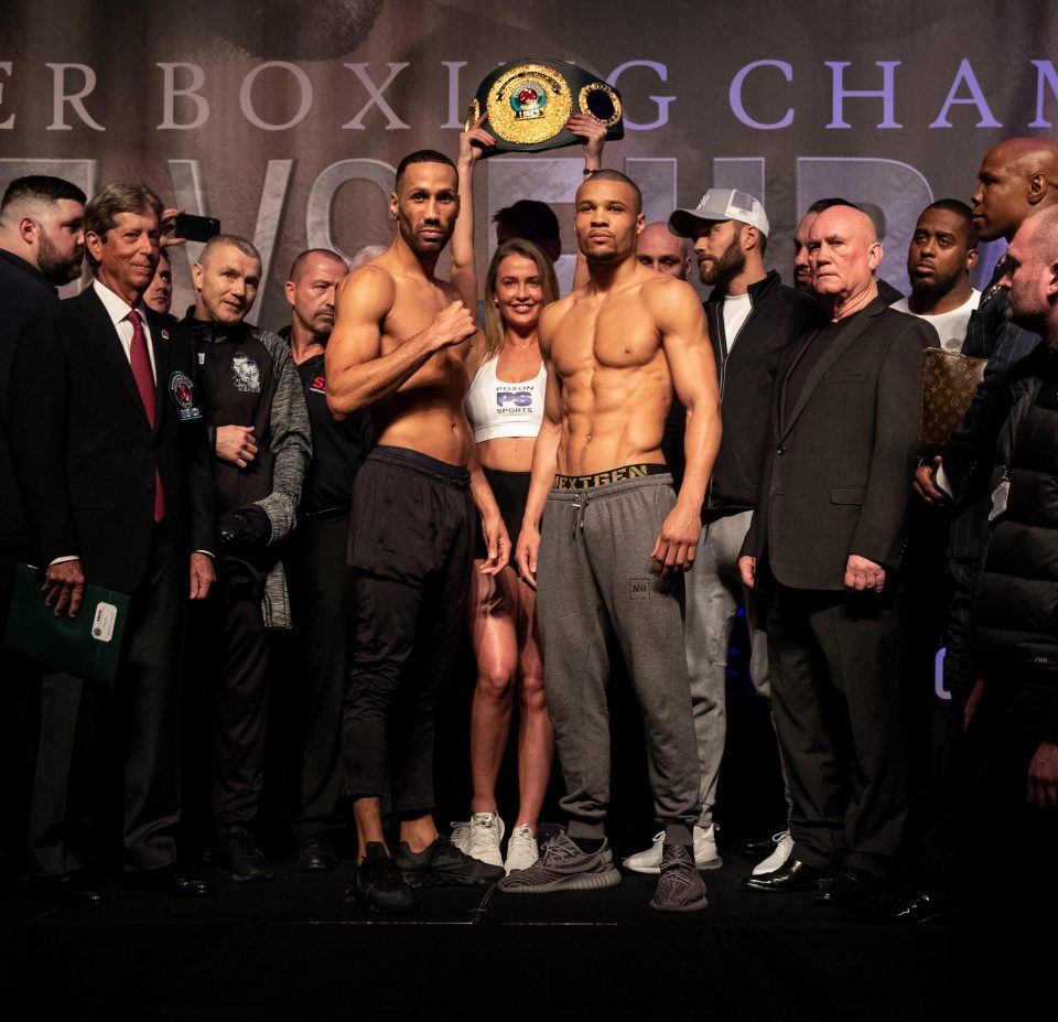  James DeGale was trash talking throughout the entire weigh-in