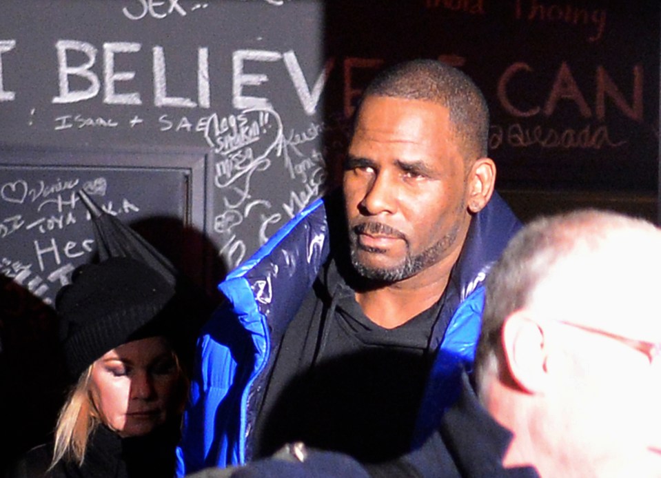 R Kelly handed himself in on Friday