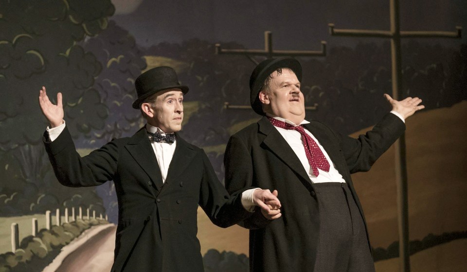  Coogan is winning critical acclaim for his performance in Stan & Ollie beside American actor John C. Reilly