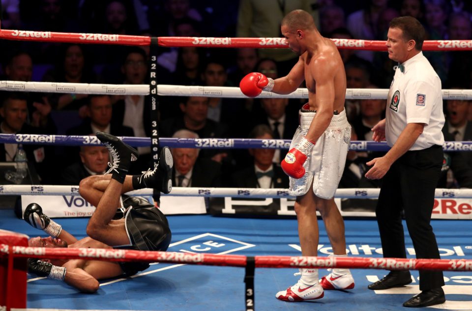  The Hammersmith boxer was floored twice on his way to a unanimous points loss at the O2