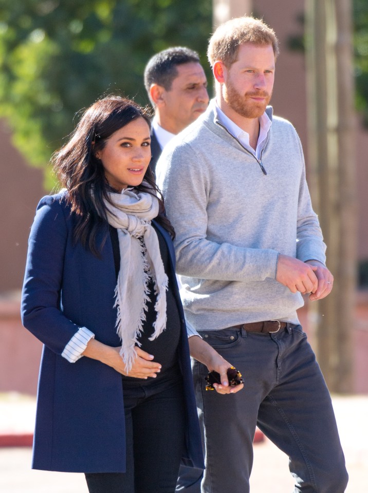  The royal couple, expecting a baby in April, headed to the Atlas mountains on day two of their tour of Morocco