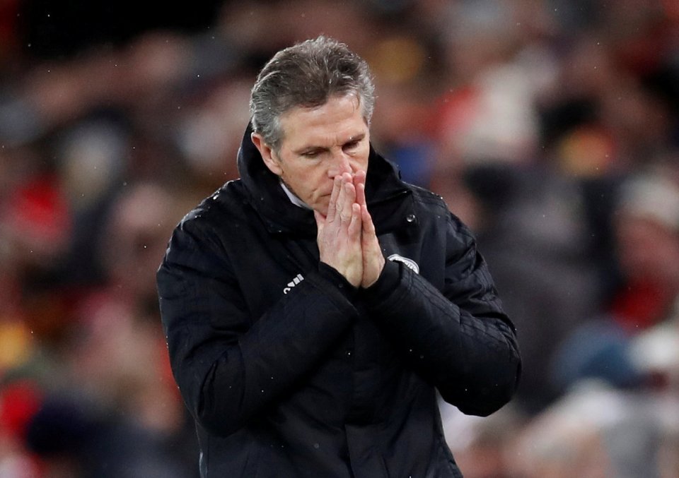  Claude Puel was sacked on Sunday morning after a run of just one win in nine matches