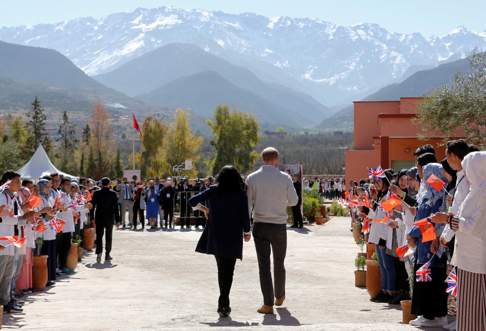  The remote village is in the foothills of the High Atlas mountains