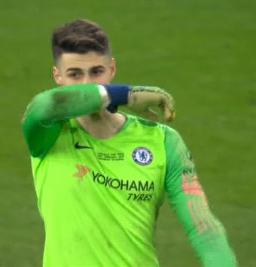  Kepa has plenty to reflect on as Chelsea lose the penalty shootout after he stayed on when Maurizio Sarri wanted him to go off