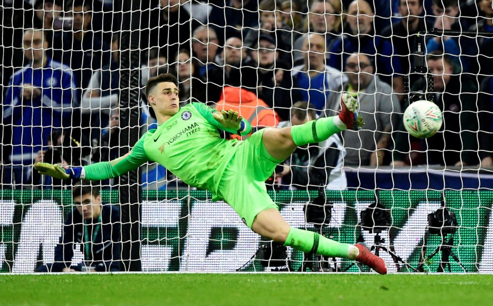  Chelsea keeper Kepa seemingly refused to be substituted - then failed to stop Man City winning the Wembley shootout 4-3