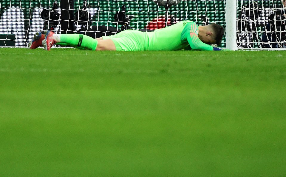  Kepa saved Leroy Sane's penalty, but fluffed Sergio Aguero's strike