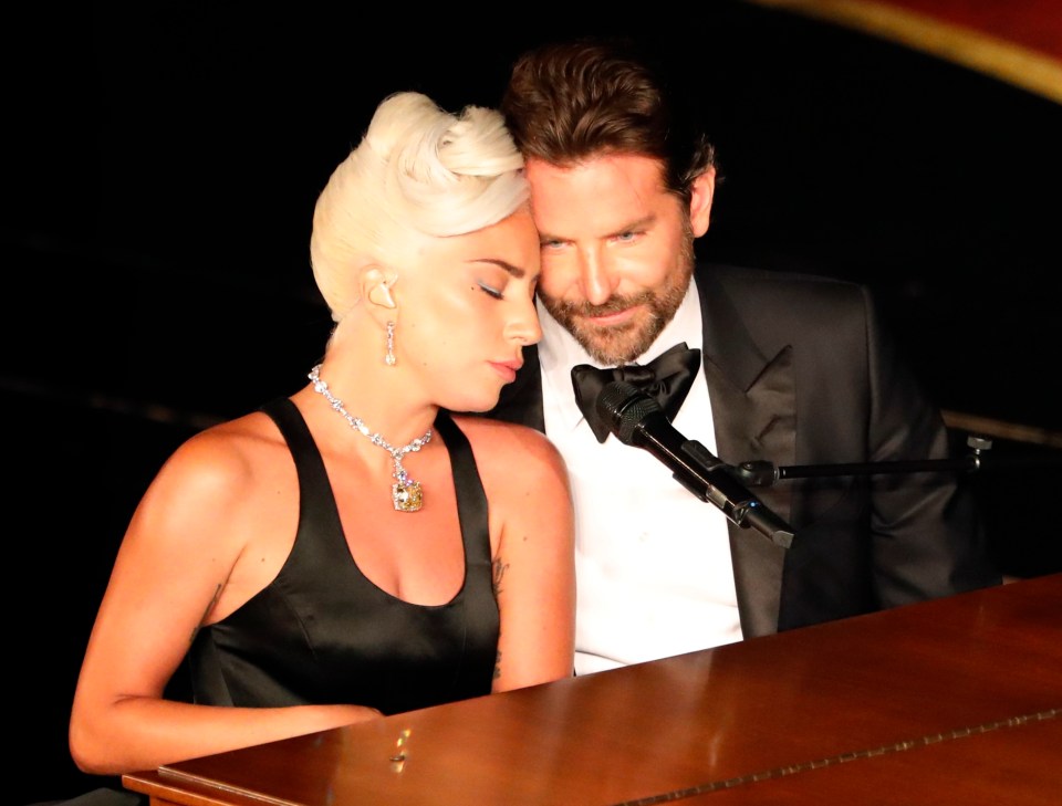  This is the picture that sparked rumours that Lady Gaga and Bradley are 'more than friends