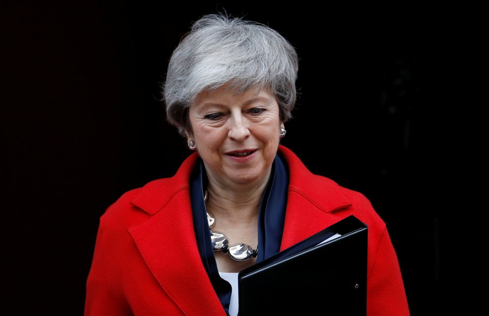  Theresa May has urged ministers to vote through her Brexit deal