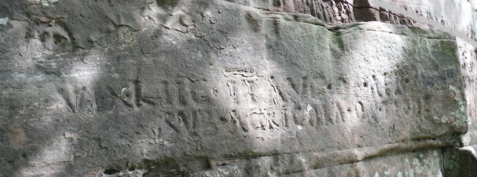  Inscriptions were uncovered at a site known as the Written Rock of Gelt