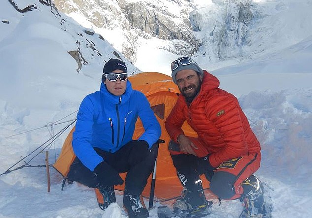  Tom, left, and Daniele were just 6,000ft from the summit when they went missing