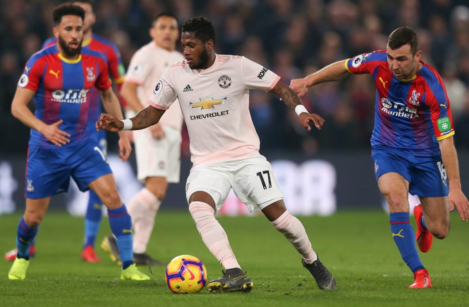  Big-money buy Fred was outshone by the youngsters in the Man Utd midfield