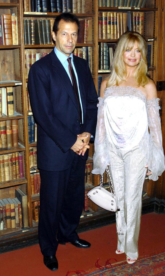  Imran Khan and Goldie Hawn