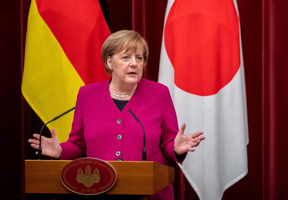  German Chancellor Angela Merkel called for 'creativity' and 'good will'