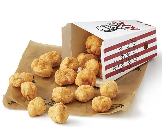  If you earn enough loyalty stamps on the app, you can blag a free regular popcorn chicken