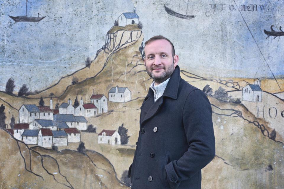  Richard James was the lucky man to work on the stunning St Michael's Mount