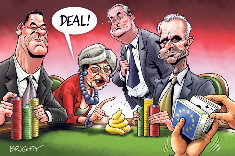  The PM is about to sit down with EU hustlers for the final round of high-stakes Brexit and last week’s Commons victory over Remainers has given her a strong hand to play for Britain