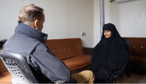  Begum was interviewed by BBC Middle East correspondent Quentin Sommerville after being discovered at a refugee camp in Syria last week