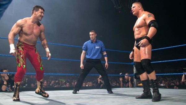  Eddie Guerrero defeated 'The Beast' for the belt at No Way Out in 2004