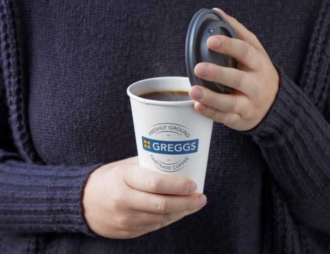  Greggs gives customers a free hot drink for signing up to its app