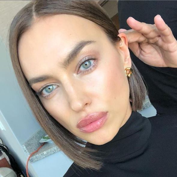  Irina shared this stunning selfie to her Instagram account