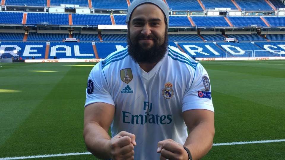  WWE star Rusev is a huge Real Madrid fan