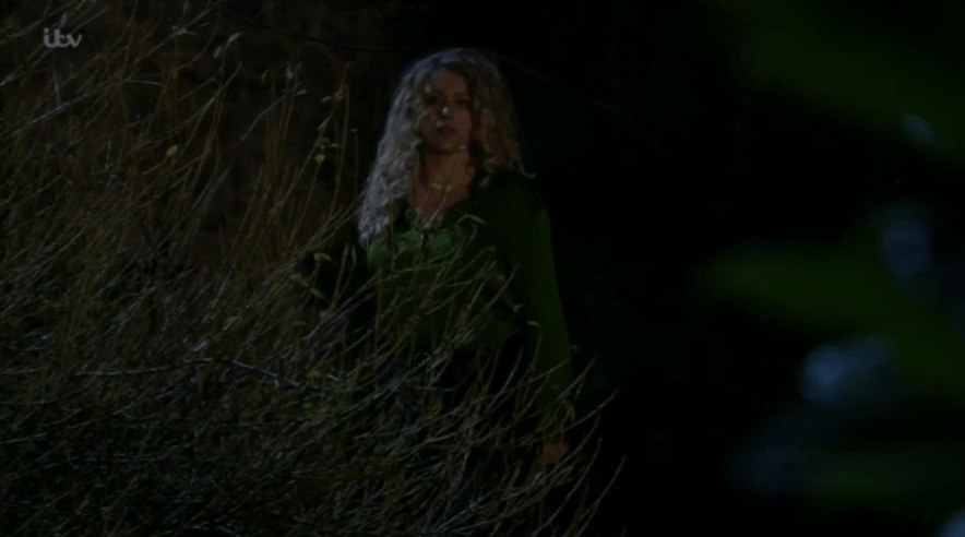  Maya seemed at home creeping around in the bushes