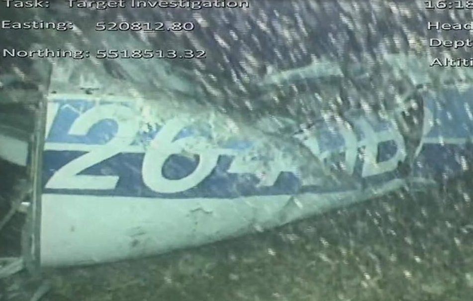 Video footage captured the wreckage of Emiliano Sala’s plane on the seabed of the English Channel