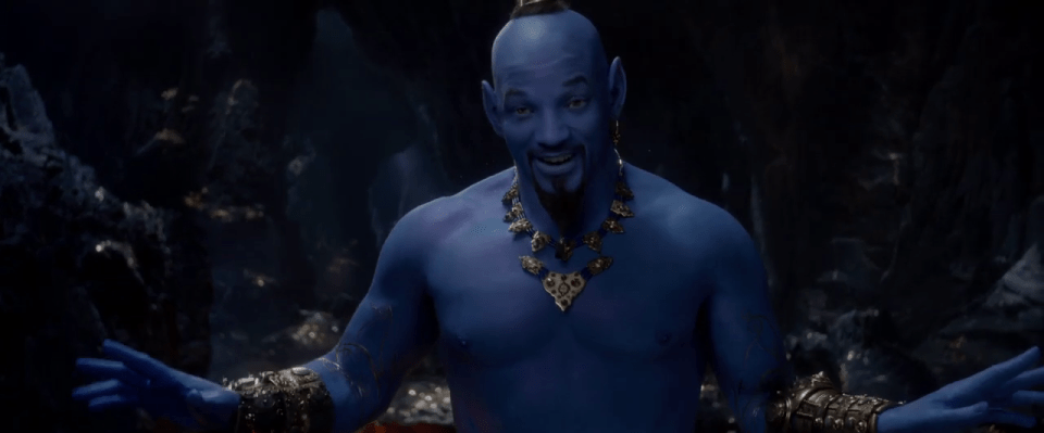 Will Smith’s genie was an interesting looking fellow