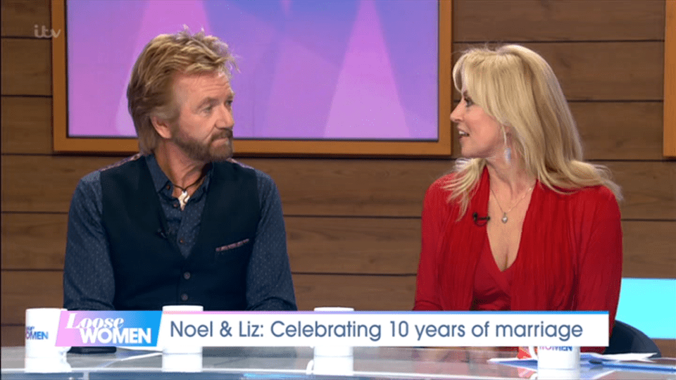  Noel and Liz Edmonds gushed over one another on Loose Women today